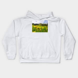 dandelion meadow Kids Hoodie